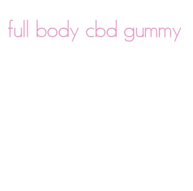 full body cbd gummy