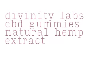 divinity labs cbd gummies natural hemp extract