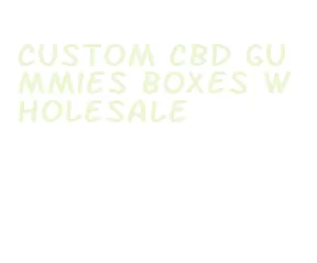 custom cbd gummies boxes wholesale