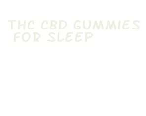 thc cbd gummies for sleep