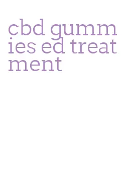 cbd gummies ed treatment