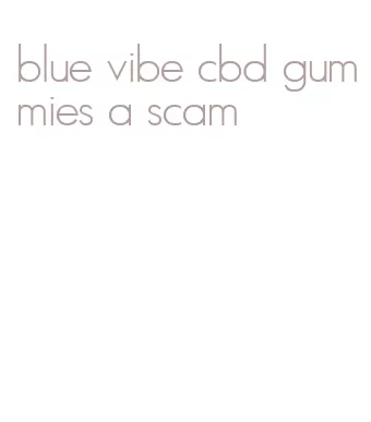 blue vibe cbd gummies a scam