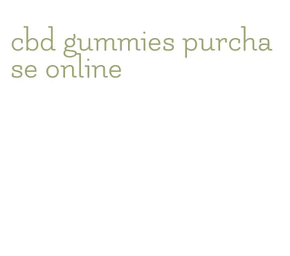 cbd gummies purchase online