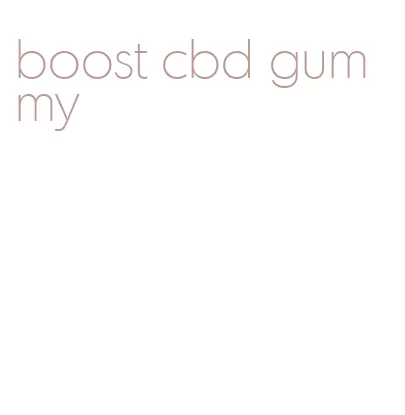 boost cbd gummy