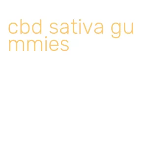 cbd sativa gummies