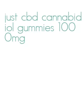 just cbd cannabidiol gummies 1000mg