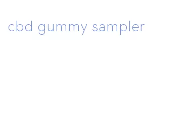 cbd gummy sampler