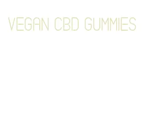 vegan cbd gummies