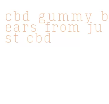 cbd gummy bears from just cbd