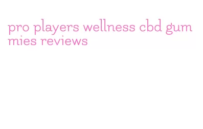 pro players wellness cbd gummies reviews