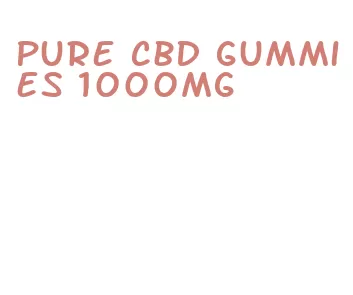 pure cbd gummies 1000mg