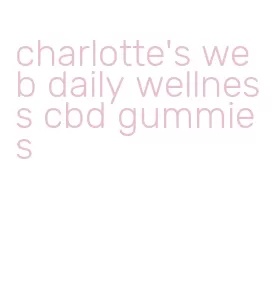 charlotte's web daily wellness cbd gummies