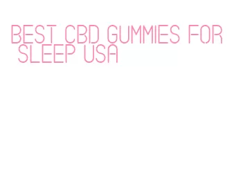 best cbd gummies for sleep usa