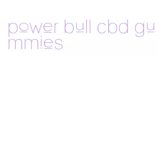 power bull cbd gummies