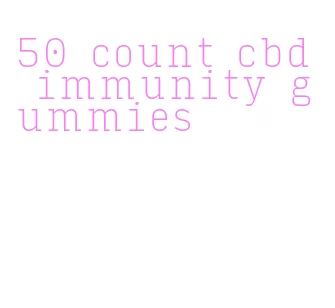 50 count cbd immunity gummies