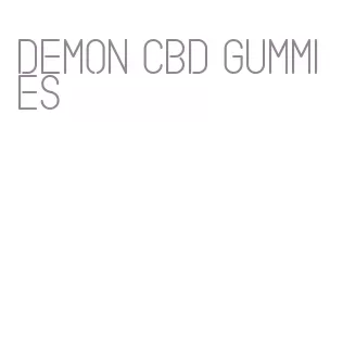 demon cbd gummies