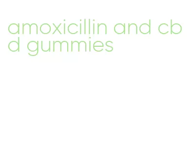 amoxicillin and cbd gummies