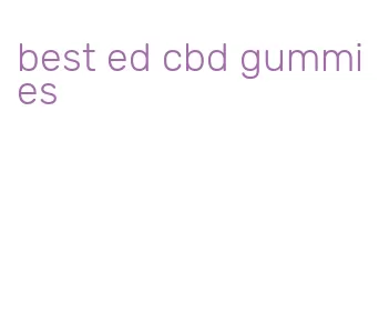 best ed cbd gummies