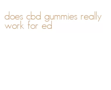 does cbd gummies really work for ed