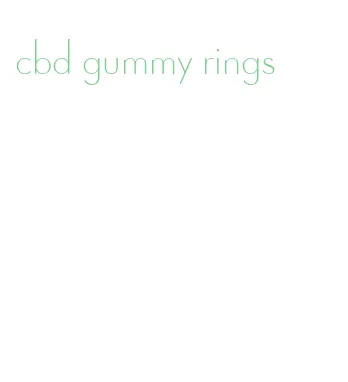 cbd gummy rings