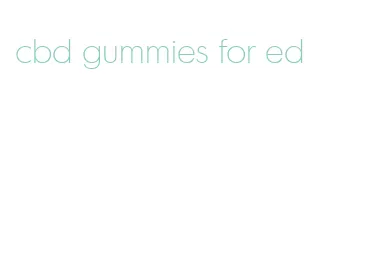 cbd gummies for ed