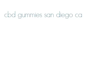 cbd gummies san diego ca