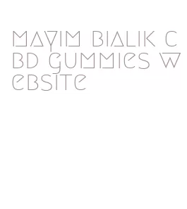 mayim bialik cbd gummies website