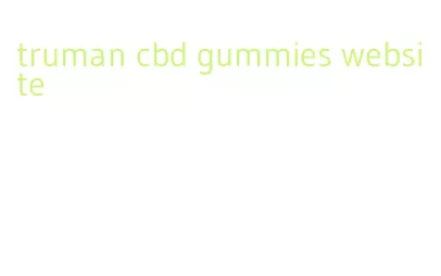 truman cbd gummies website