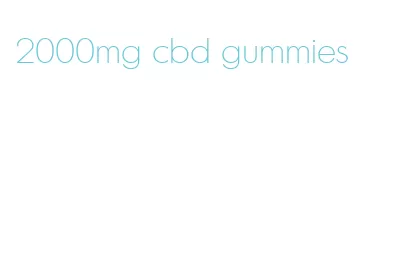 2000mg cbd gummies