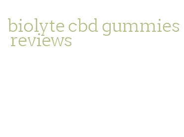 biolyte cbd gummies reviews