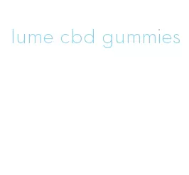 lume cbd gummies