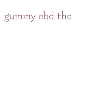 gummy cbd thc