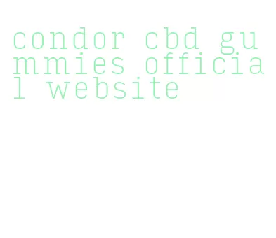 condor cbd gummies official website