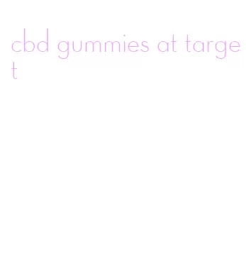 cbd gummies at target