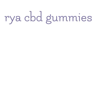 rya cbd gummies