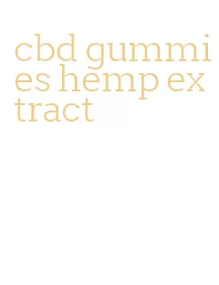 cbd gummies hemp extract