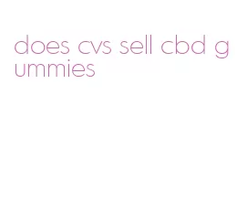 does cvs sell cbd gummies