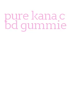 pure kana cbd gummie