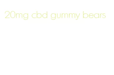 20mg cbd gummy bears