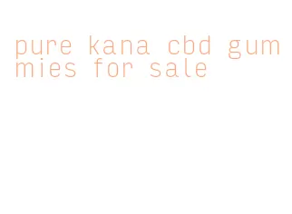 pure kana cbd gummies for sale