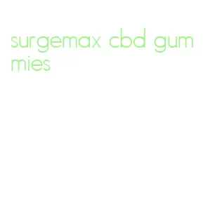 surgemax cbd gummies