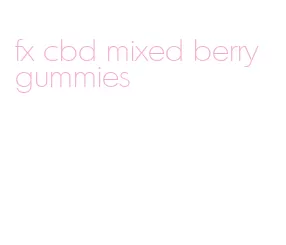 fx cbd mixed berry gummies