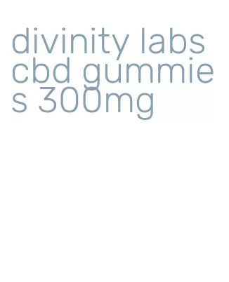 divinity labs cbd gummies 300mg