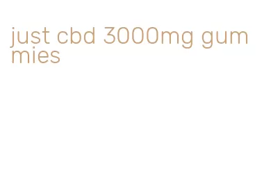 just cbd 3000mg gummies