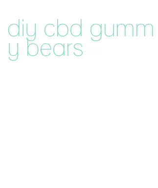 diy cbd gummy bears