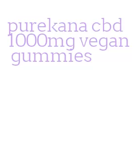 purekana cbd 1000mg vegan gummies