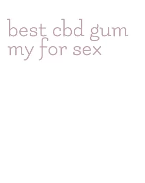 best cbd gummy for sex