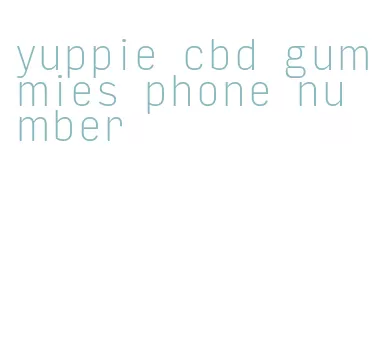 yuppie cbd gummies phone number