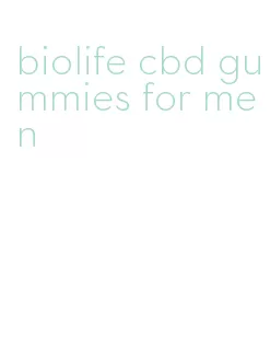 biolife cbd gummies for men