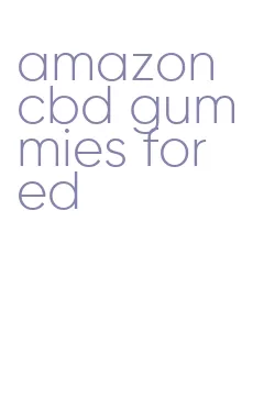 amazon cbd gummies for ed